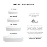 personalized_pink_toile_round_dog_bed