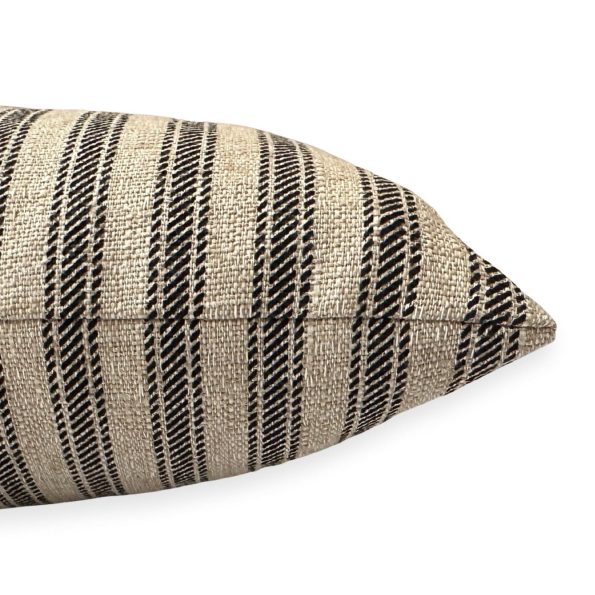 Dog-Pillow-Bed-Ticking-Stripe-Side