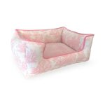 pink-toile-dog-bed-custom